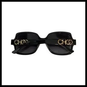 Jimmy Choo | Accessories | Jimmy Choo Black W Gold Logo 
